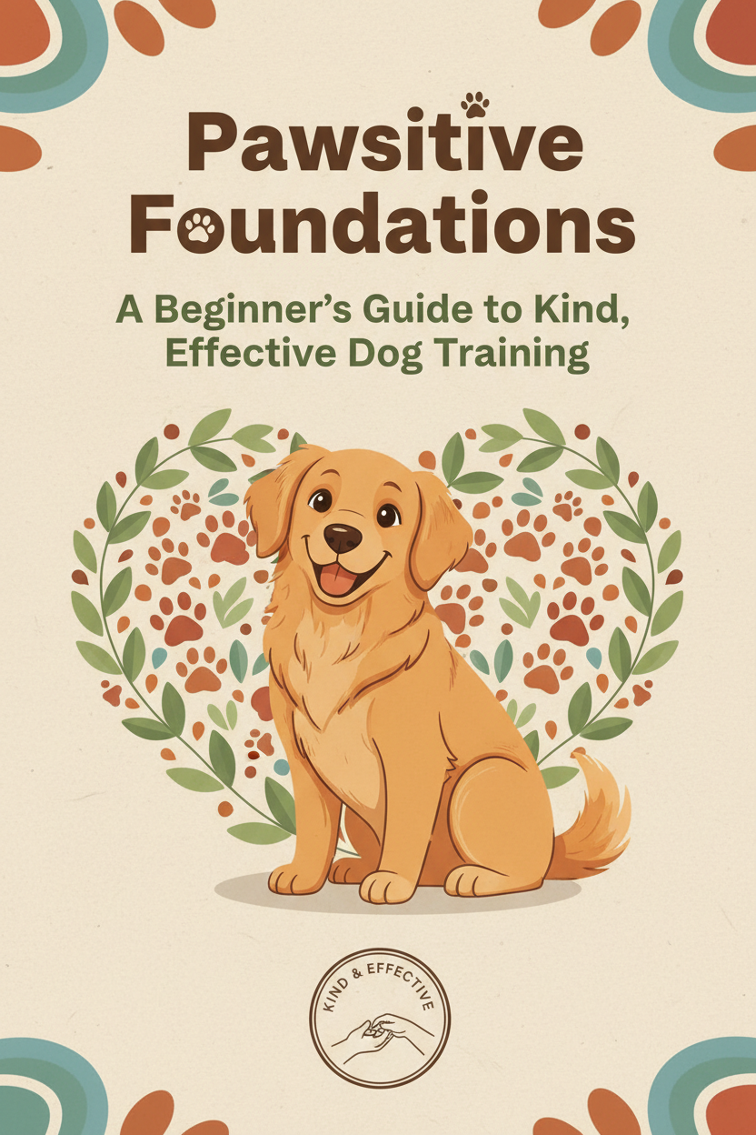 Pawsitive Foundations: A Beginner's Guide to Kind, Effective Dog Training eBook cover